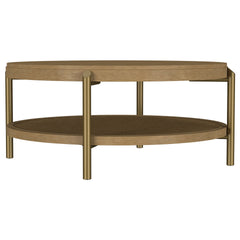 Benson Sand Wash 2-piece Round Coffee Table Set