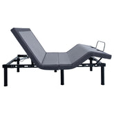 Threepio Grey and Black Twin Extra Long Adjustable Bed Base