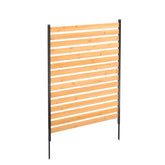 Wood Privacy Fence 1 Panel Slatted Air Conditioner Fence 39" W x 61" L