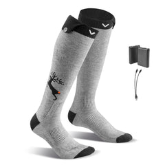Heated Socks, 6000mAh Battery Powered, Rechargeable Heating Socks with 4 Heating Levels, Electric Heated Sock with APP Control for Men Women, Foot Warmer for Hunting Riding Camping Hiking