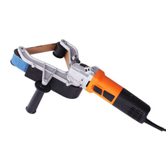 Pipe Tube Polisher Sander, 1000W Pipe Belt Sander with 6 Variable Speeds 1100-3200rpm, Professional Belt Sander Grinding Machine with 100PCS Sanding Belts for Burnishing Finishing Rust Removal