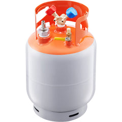 Refrigerant Recovery Reclaim 30lb Cylinder Tank with Floating Switch