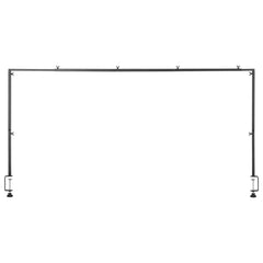 Over The Table Rod Stand Metal Arch Frame 28"-98" Length Adjustable Clamp Decor