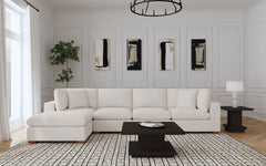 Ridgemont Ivory 5-piece Sectional Sofa