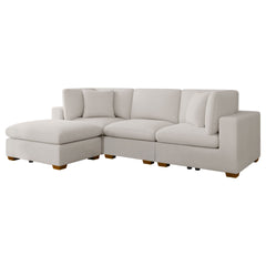 Ridgemont Ivory 5-piece Sectional Sofa