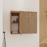 36" Bathroom Side Cabinet,Soft Close Doors,Float Mounting Design,(KD-Packing)