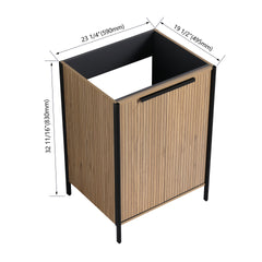 24" Freestanding Bathroom Vanity (KD-Packing)-Excluding Sink