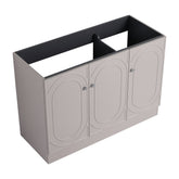 48" Freestanding Bathroom Vanity & 3 Soft-Close Cabinet Doors (KD-Packing)-Excluding Sink