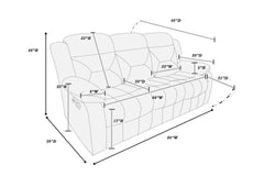 Contemporary Style 3pc Living Room Set 1x Sofa 1x Loveseat 1x Recliner Pillow Armrest Supportive Headrest Vertical Tufting Chocolate Finish Primary Living Room Furniture