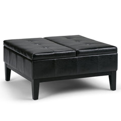 Dover Square Coffee Table Storage Ottoman