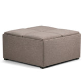 Avalon Square Coffee Table Storage Ottoman