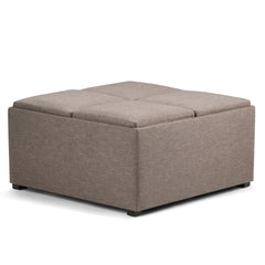 Avalon Square Coffee Table Storage Ottoman