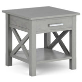 Kitchener - End Table - Fog Grey