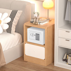 Secure Safe With Key And Password Money Home Safe, 0.23 Cubic Feet Small Safe, Mini Storage Cabinet, Suitable For Home Use, Can Store Money, Documents, And Valuable Items