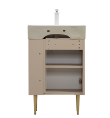 21.6" Vanity Base Only, Open Shelf on the Right, Green 24V06-21LVR-W1920P385635
