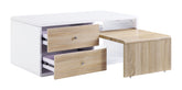 White High Gloss 4-Drawer Coffee Table