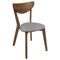 Shorna Grey and Natural Walnut 6-piece Dining Set