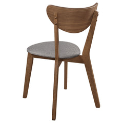 Shorna Grey and Natural Walnut 6-piece Dining Set
