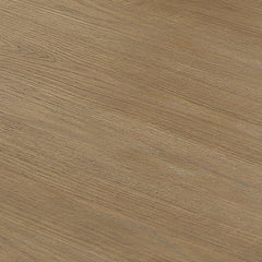 Dafne 70" Rectangular Walnut Oak Geometric Cross Base Dining Table
