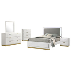 Sophia White 5-piece Queen Bedroom Set