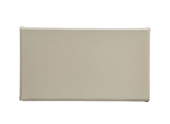 Traditional Style Coffee Table Curved Legs With Carved Design Solid Wood Structure Champagne Finish