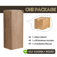 72" Wall-Mounted Bathroom Vanity With Sink and Side Cabinet, Soft Close Doors,00112IMO-00630IMOx2-00612GWH Combination Cabinet(KD-Packing)