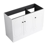 48" Freestanding Bathroom Vanity & 3 Soft-Close Cabinet Doors (KD-Packing)-Excluding Sink