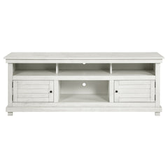 Castleton Distressed White TV Stand Media Console