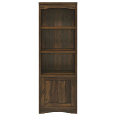 Stott Dark Pine 3-shelf Engineered Wood Media Tower