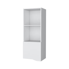 White Wall Cabinet with One Door