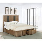 Moraga Ash Brown 2-drawer Queen Storage Bed