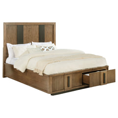 Moraga Ash Brown 2-drawer Queen Storage Bed