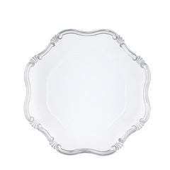 8 Pack Plastic Charger Plate, D13"