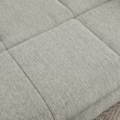 Soft and comfortable pet bed for big and oversized dogs, durable elevated dog sofa bed, comfortable dog sofa, modern and fashionable linen fabric dog sofa-Beige