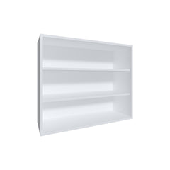 Wally 36" Wide x 30"H 3-Tier Open Wall Cabinet, Wall Shelf, Storage Cabinet, Cube Shelf Bedroom, Office, Living Room, Garage White