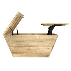 Abba 36 inch Square Lift Top Coffee Table