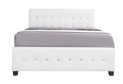 Diamond Elegant Transitional Queen Bed In White