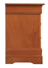 Elegant Oak Nightstand With Classic Design