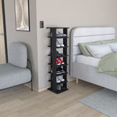 Odesto 48.7" Tall 8-Tier Vertical Shoe Rack, Narrow Shoe Tower for 8 Pairs, Entryway, Living Room, Bedroom