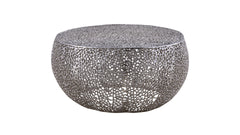 T3502-32 Round Coffee Table in Silver same asG150108430 ( NJ inventory)