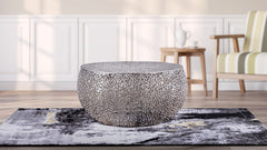 T3502-32 Round Coffee Table in Silver same asG150108430 ( NJ inventory)