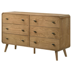 Winston Light Ash 6-drawer Bedroom Dresser