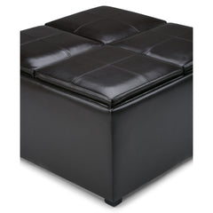 Avalon Square Coffee Table Storage Ottoman