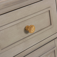 Dauphin Handpainted Entryway Storage Cabinet, Grey Cashmere Wood