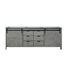 Ash Grey Double Bath Vanity 84 in. W x 22 in. D