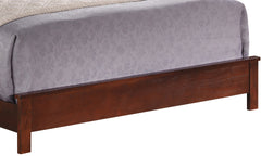 Elegant Cherry Transitional Queen Bed