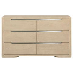 Mirador Light Elm 6-drawer Bedroom Dresser