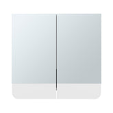 White 2-Door Medicine Cabinet with Three Spacious Shelf