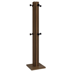 Rawlins Walnut Engineered Wood Coat Rack