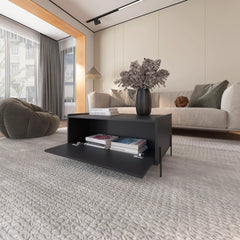 Wenge Coffee Table with Flip-Down Door